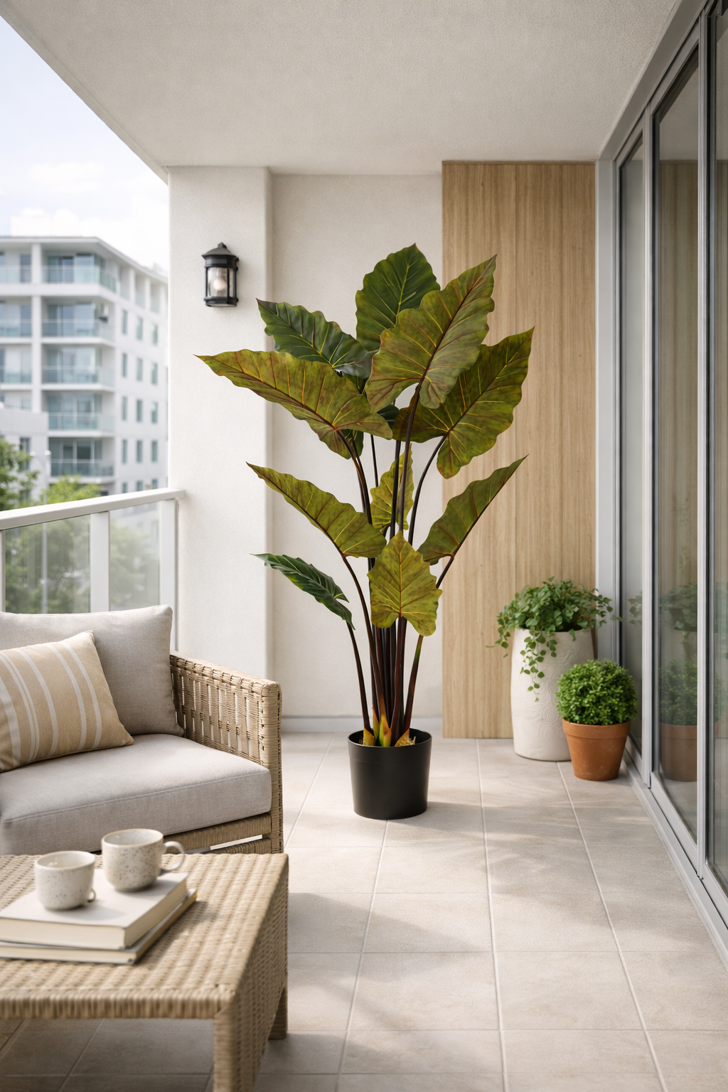 ხელოვნური დეკორატიული მცენარე ქოთნით (160სმ ) IDEA 05-1 (YD28110)